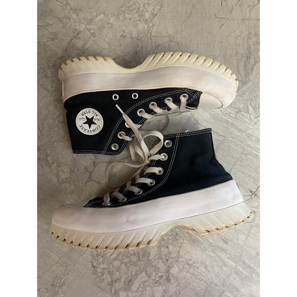 Platform Converse All-Stars Sneakers Women's Size 6 - Picture 9 of 11